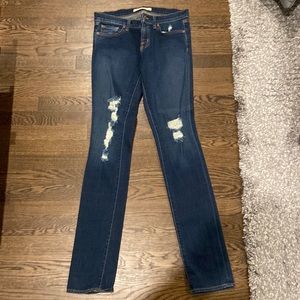 J brand ripped jeans - barely worn!